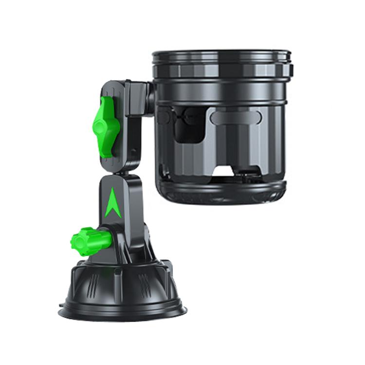 Car Multifunctional Water Cup Holder Auto Large Suction Cup Mounted Drink Rack, Long Rod Gray, Long Rod Green, Short Rod Gray, Short Rod Green
