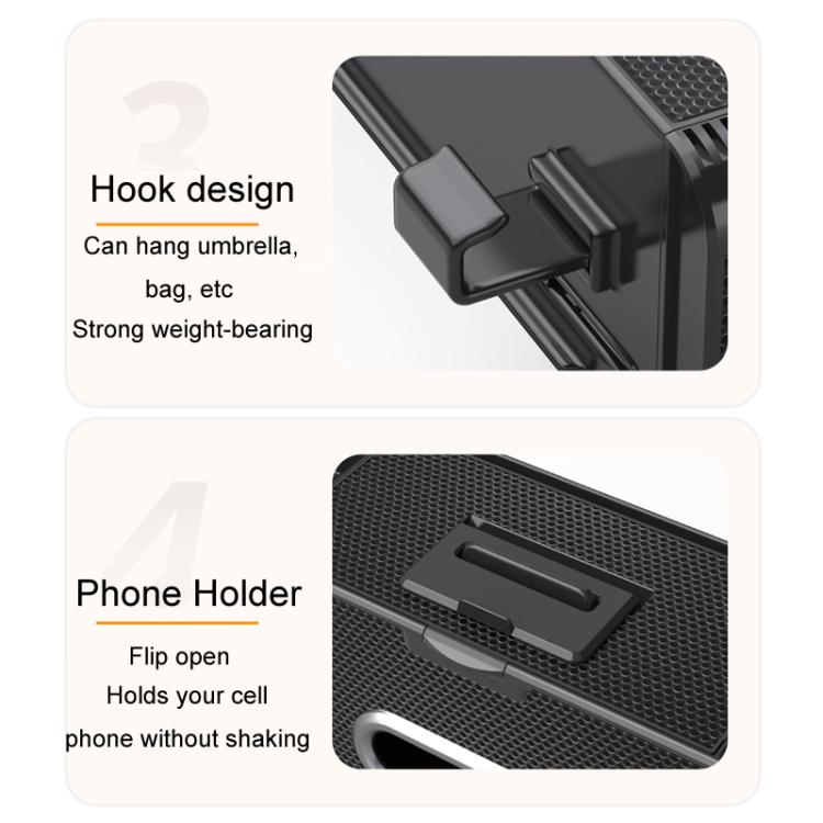Car Seat Back Multifunctional Storage Box Pouch Phone Holder, Carbon Fiber Pattern, Black Leather, Brown Leather, Beige Leather
