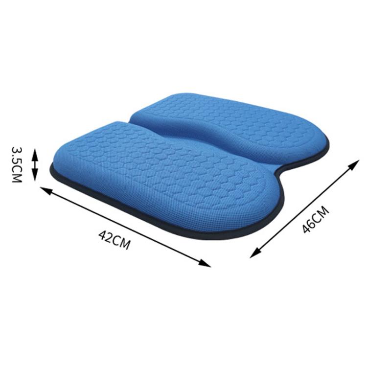 Car Honeycomb Gel Seat Cushion Breathable Ice Silk Cushion, 45x42x3.5cm