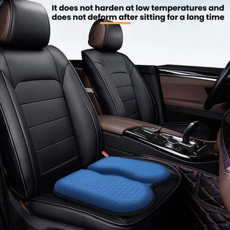 Car Honeycomb Gel Seat Cushion Breathable Ice Silk Cushion, 45x42x3.5cm