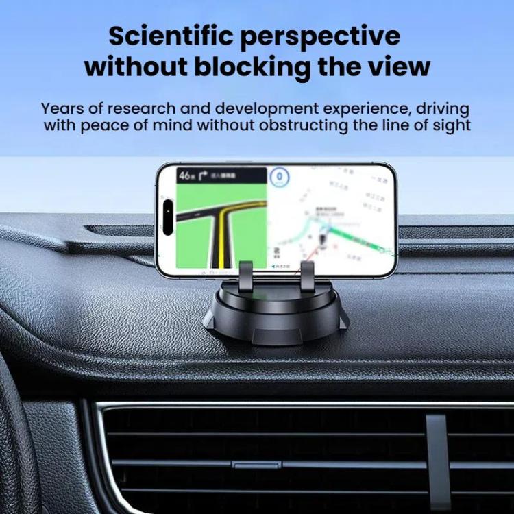 Car Navigation Stand Car Phone Holder 360 Rotating Powerful Adsorption Dashboard Multifunctional Phone Holder