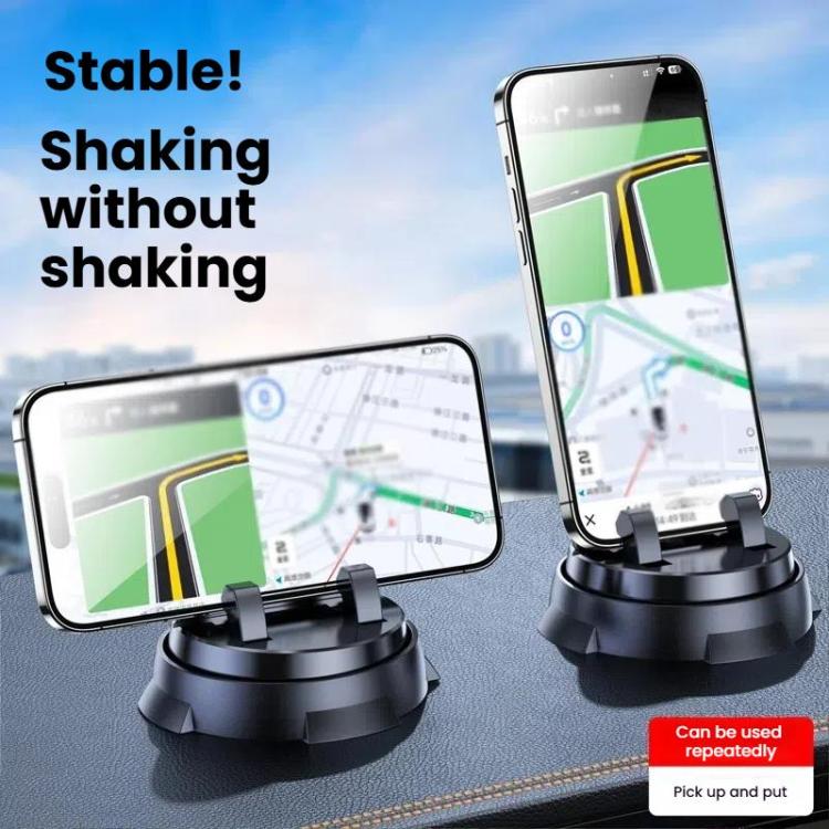 Car Navigation Stand Car Phone Holder 360 Rotating Powerful Adsorption Dashboard Multifunctional Phone Holder
