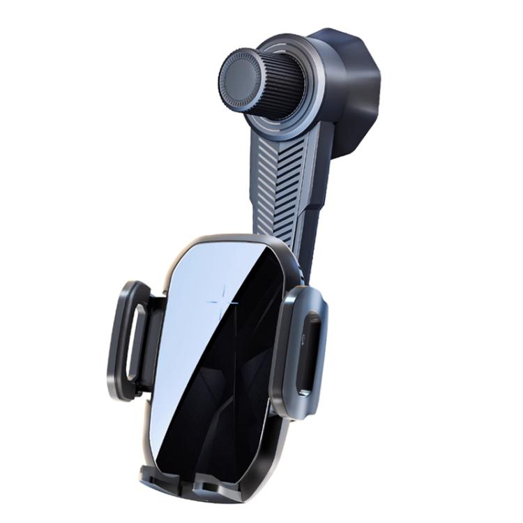 15W Wireless Induction Snap-on Charging Car Air Outlet Phone Holder, Black, Black + Long Hook Clip, Black + Car Charger Head, White + Car Charger Head