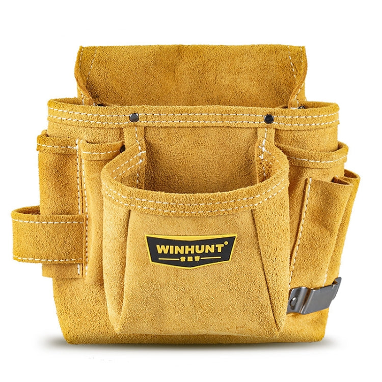 WINHUNT Multi-function Thicken Cowhide Electrical Hardware Tool Bag Repair Pocket, WH037