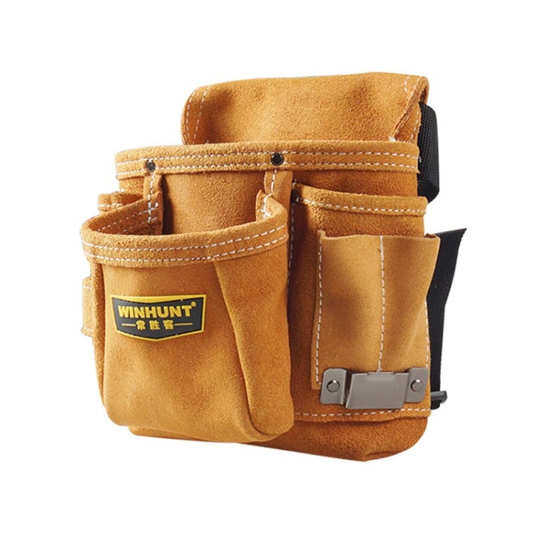 WINHUNT Multi-function Thicken Cowhide Electrical Hardware Tool Bag Repair Pocket, WH037