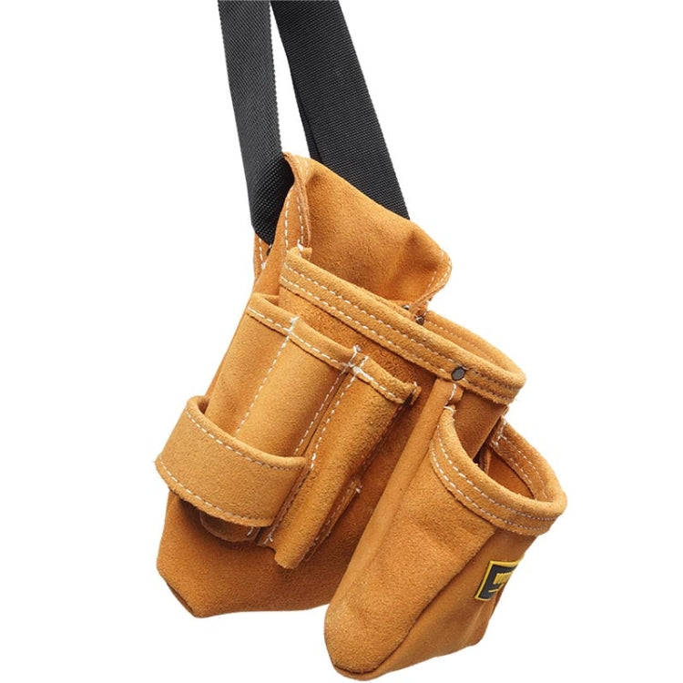 WINHUNT Multi-function Thicken Cowhide Electrical Hardware Tool Bag Repair Pocket, WH037