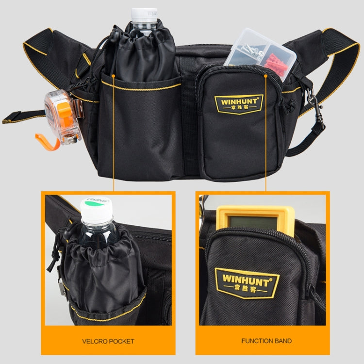 WINHUNT A Type Multi-function Canvas Electrical Hardware Tool Bag Repair Pocket, WH025 A Type