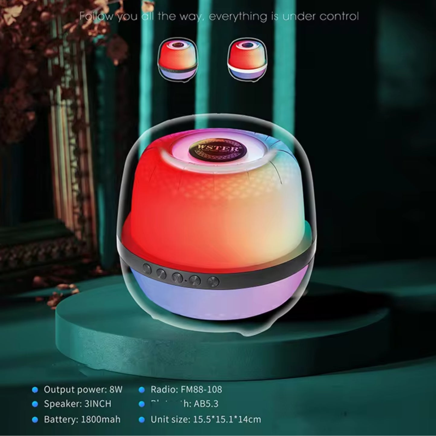 Trending - TWS - Dome Speaker - Gaming - Music and Camping - Outdoor