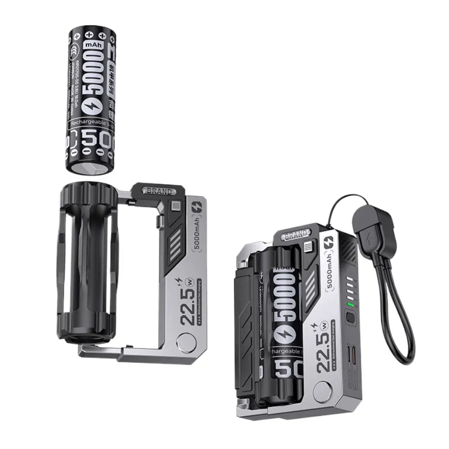 Powerbank - MXD1 Coolest Powerbank in the World. Replaceable Battery