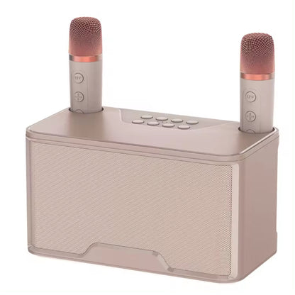 Karaoke Speaker with 2 wireless Microphones