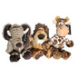 Super Soft Elephant, Lion and Giraffe Soft Toy Set for decoration or playset