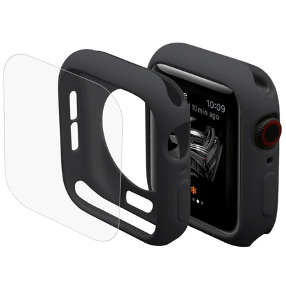 ENKAY Hat-Prince 2 in 1 TPU Semi-clad Protective Shell + 3D Full Screen PET Curved Heat Bending HD Screen Protector for Apple Watch Series 6 / 5 / 4 / SE3 / 2 / 1 40mm