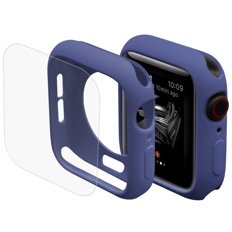 ENKAY Hat-Prince 2 in 1 TPU Semi-clad Protective Shell + 3D Full Screen PET Curved Heat Bending HD Screen Protector for Apple Watch Series 6 / 5 / 4 / SE3 / 2 / 1 40mm