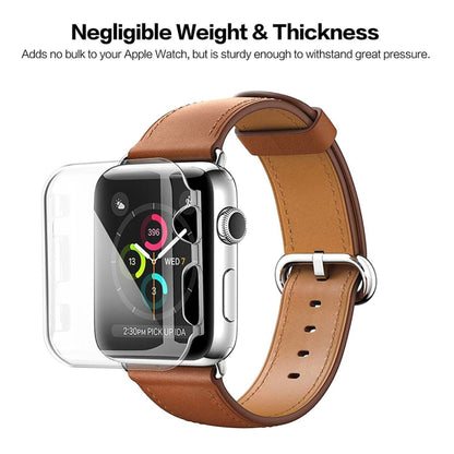 For Apple Watch Series 3 / 2 / 1 38mm Transparent PC Protective Case