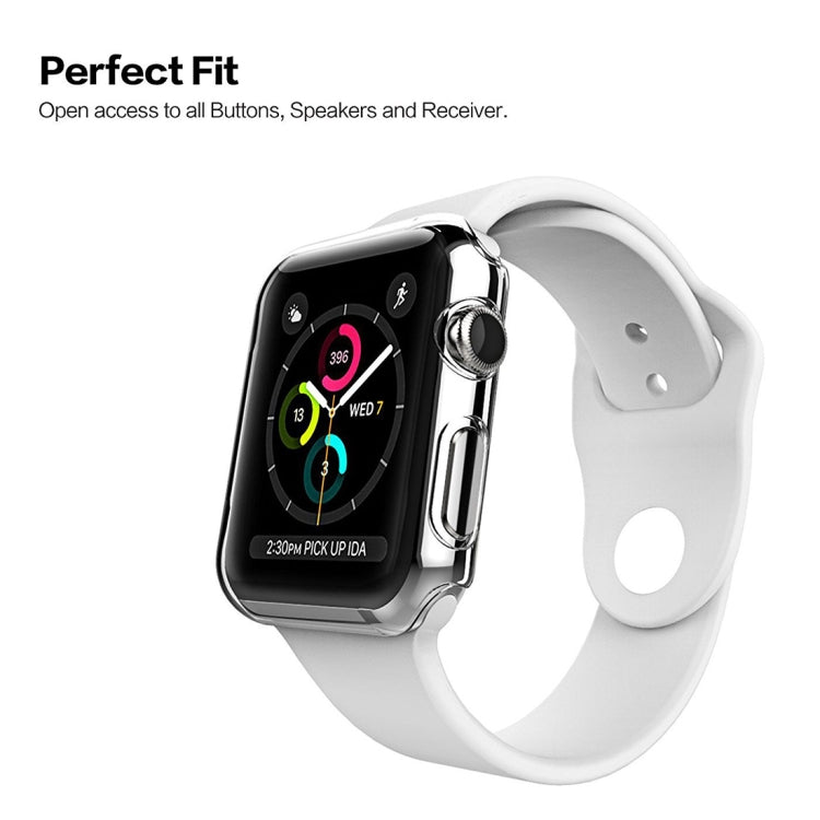 For Apple Watch Series 3 / 2 / 1 42mm Transparent PC Protective Case