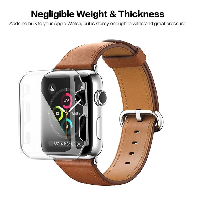 For Apple Watch Series 3 / 2 / 1 42mm Transparent PC Protective Case