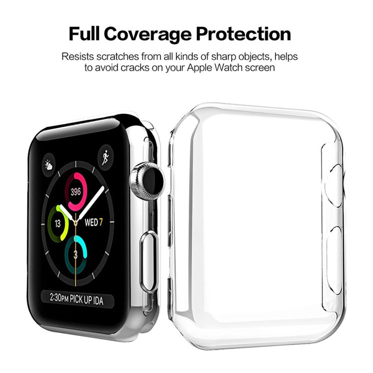 For Apple Watch Series 3 / 2 / 1 42mm Transparent PC Protective Case