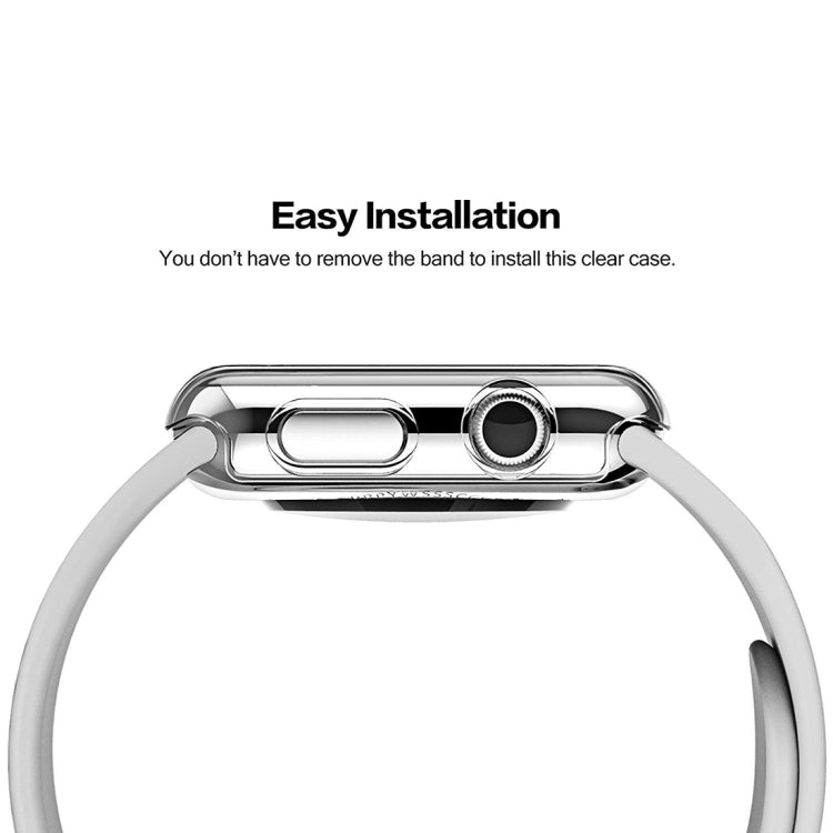 For Apple Watch Series 3 / 2 / 1 42mm Transparent PC Protective Case