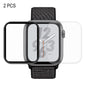 2 PCS ENKAY Hat-Prince 3D Full Screen PET + 3D Full Screen Electroplating PET Curved Heat Bending HD Screen Protector For Apple Watch Series 6 / 5 / 4 / Watch SE 44mm