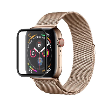 2 PCS ENKAY Hat-Prince 3D Full Screen PET + 3D Full Screen Electroplating PET Curved Heat Bending HD Screen Protector For Apple Watch Series 6 / 5 / 4 / Watch SE 44mm