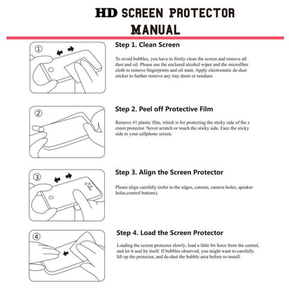 2 PCS ENKAY Hat-Prince 3D Full Screen PET + 3D Full Screen Electroplating PET Curved Heat Bending HD Screen Protector For Apple Watch Series 6 / 5 / 4 / Watch SE 44mm