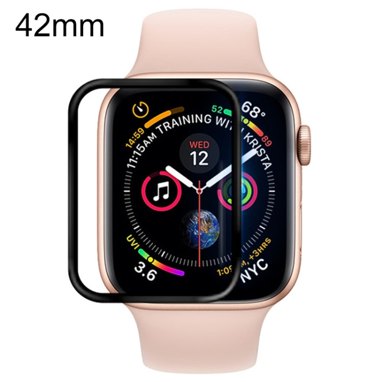 For Apple Watch Series 3 / 2 / 1 42mm Soft PET Film Full Cover Screen Protector