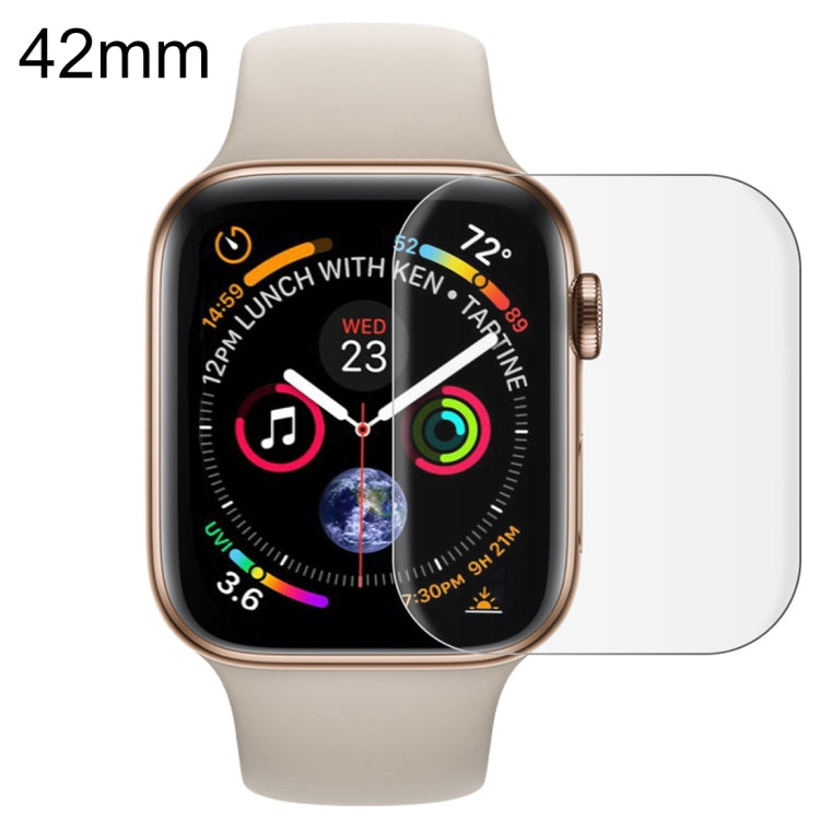 For Apple Watch Series 3 / 2 / 1 42mm Soft PET Film Full Cover Screen Protector