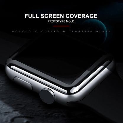 mocolo 0.33mm 9H 3D Round Edge Full Glue Tempered Glass Film For Apple Watch Series 6 / 5 / 4 / Watch SE 40mm