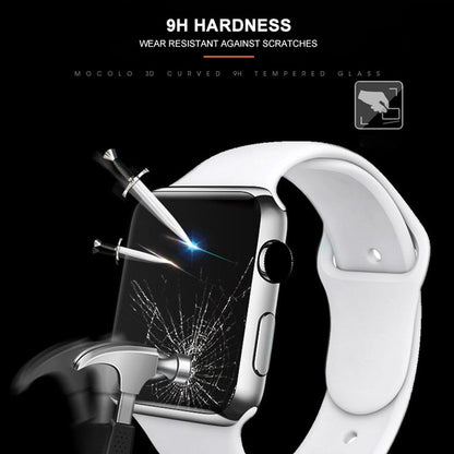 mocolo 0.33mm 9H 3D Round Edge Full Glue Tempered Glass Film For Apple Watch Series 6 / 5 / 4 / Watch SE 44mm