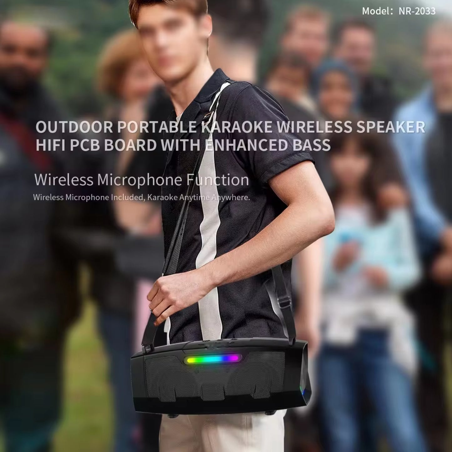 High Quality Bluetooth Karaoke and outdoor speaker