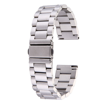 For Samsung Gear S2 Classic Smart Watch Butterfly Buckle 3 Beads Stainless Steel Watchband
