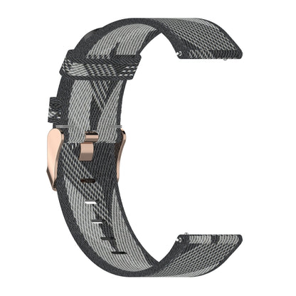 22mm Stripe Weave Nylon Wrist Strap Watch Band for Galaxy Watch 46mm / Gear S3