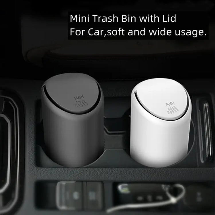 3R-2114 Car Multifunctional Mini Trash Can, 3R-2114(Black), 3R-2114(White)