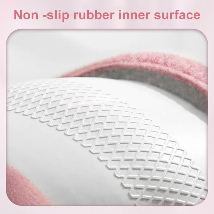 Round Style Car Universal Cartoon Pattern Plush Warm Anti-skid Steering Wheel Cover, Diameter: 38cm, Round Style