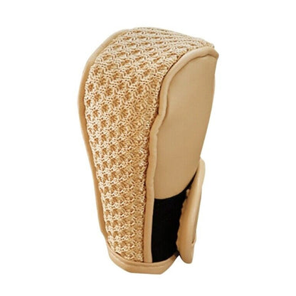Universal Car PU + Ice Silk Gear Shift Knob Protective Cover