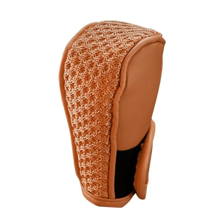 Universal Car PU + Ice Silk Gear Shift Knob Protective Cover