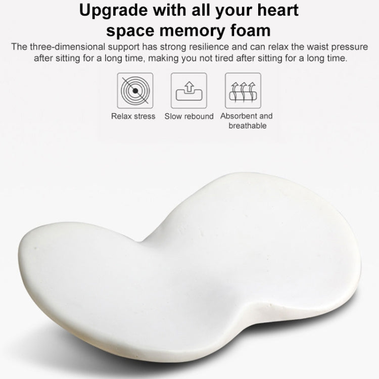 Car mini Seat Cushion Breathable Lumbar Seat Mat, Seat Cushion