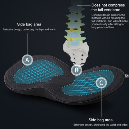 Car mini Seat Cushion Breathable Lumbar Seat Mat, Seat Cushion