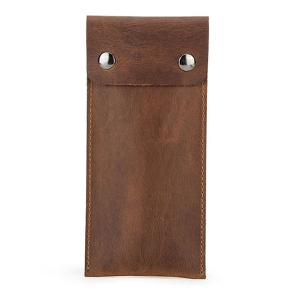 CONTACTS FAMILY CF1110 Universal Crazy Horse Leather Watch Protective Case Storage Bag for Apple Watch