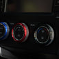 3 PCS Car Aluminum Air Conditioner Knob Case For Subaru, For Subaru(Black), For Subaru(Blue), For Subaru(Red), For Subaru(Silver)