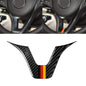 Car German Flag Carbon Fiber Steering Wheel Decorative Sticker for Mercedes-Benz, Steering Wheel (German Flag A)