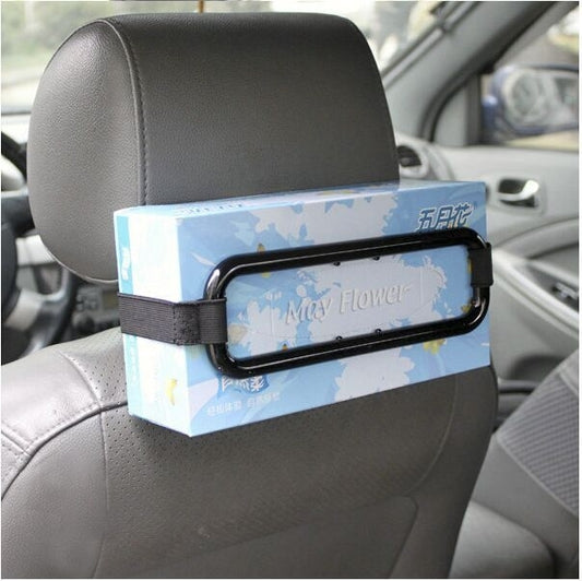 YQ-098 Vehicle Car Hanging Tissue Box Holder,Black, Car Hanging Tissue Box