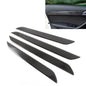 4 PCS Carbon Fibre Car Door Panel Decorative Sticker for Audi Q3 2013-2018, Door Panel