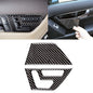 2 PCS Car Front Door Seat Adjustment Frame Carbon Fiber Decorative Sticker for Mercedes-Benz W204 2007-2013, Front Door Seat Adjustment Frame