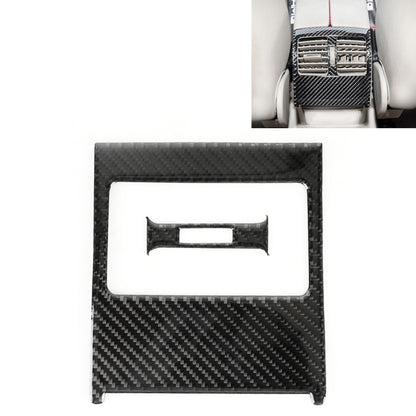 2 PCS Car Rear Air Outlet Frame Carbon Fiber Decorative Sticker for Mercedes-Benz W204 2007-2013, Rear Air Outlet Frame
