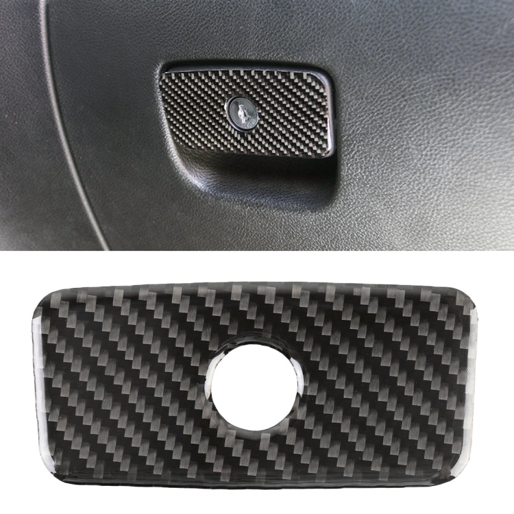 Car Front Passenger Seat Storage Box Carbon Fiber Decorative Sticker for Jeep Grand Cherokee 2011-2018, Front Passenger Seat Storage Box