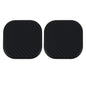 2 PCS Car Vehicle Carbon Fiber Texture Water Cup Pad Mat for Phone / GPS/ MP4/ MP3, Size: 6.5*6.5*0.3cm, 3R-2140