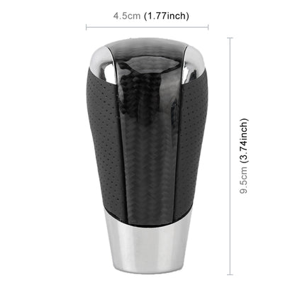 Universal Carbon Fiber Texture Leather Hole Pattern Car Gear Shift Knob Modified Shifter Lever Knob, CMS3611A, CMS3611B, CMS3611C, CMS3611D, CMS3611E, CMS3611F, CMS3611G, CMS3611H, CMS3611J