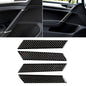 Car Carbon Fiber Door Handle Decorative Sticker for Volkswagen Golf 7 2013-2017, Door Handle