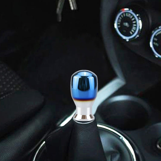 Universal Vehicle Car Blue Aluminum Alloy Gear Shifter Lever Manual Automatic Shift Knob Adapter, Size: 4.4x7.8cm, Shift Knob Adapter 2